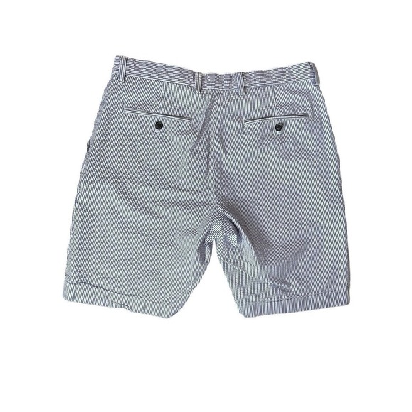Brooks Brothers Seersucker Striped Blue Shorts Men's Size 34 Cotton - Picture 6 of 7